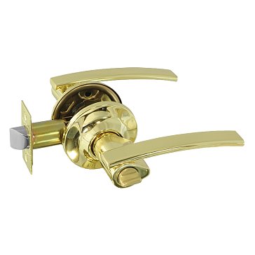 Изображение товара Ручка защелка Нора-М ТТ14 14026, нажимная, для межкомнатных дверей, золото, 03, фиксатор