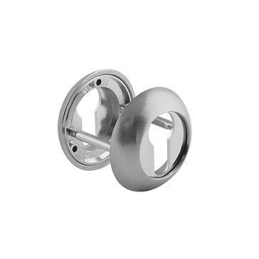 Изображение товара Накладка дверная на цилиндр Нора-М НК-А 6156, матовый хром, №2