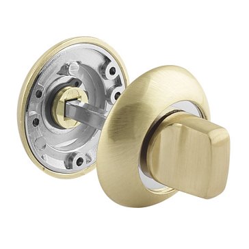 Изображение товара Завертка дверная Нора-М НФ-А 7659 матовое золото алюминий 54 мм