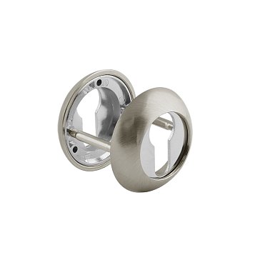 Изображение товара Накладка дверная на цилиндр Нора-М НК-А 7645, матовый никель