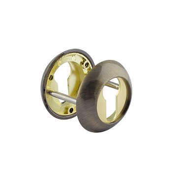 Изображение товара Накладка дверная на цилиндр Нора-М НК-А 7968 старая бронза Россия