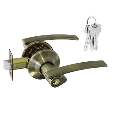 Изображение товара Ручка защелка Нора-М ТТ14 14029 для межкомнатных дверей, старая бронза