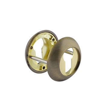 Изображение товара Накладка дверная на цилиндр Нора-М НК-А 13515 матовая бронза для входных дверей