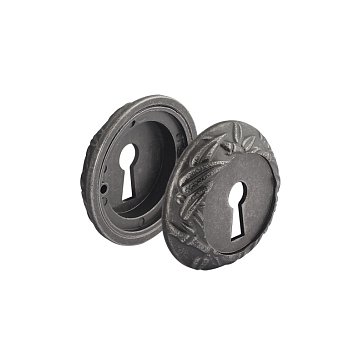 Изображение товара Накладка дверная Нора-М ПАЛЬМА НБ 8730, Застаренное серебро