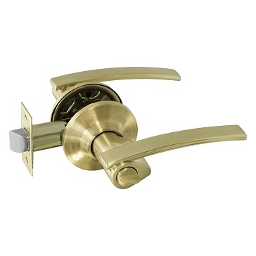 Изображение товара Ручка защелка Нора-М ТТ14 14033 для межкомнатных дверей матовое золото