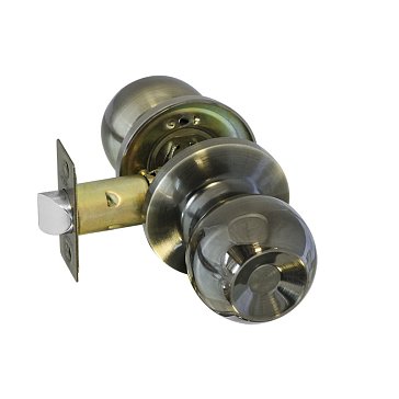 Изображение товара Ручка защелка кноб Нора-М 13753, старой бронзы, для межкомнатных дверей