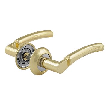 Изображение товара Ручка дверная Нора-М 99 А Al 16165 комплект золото межкомнатная входная
