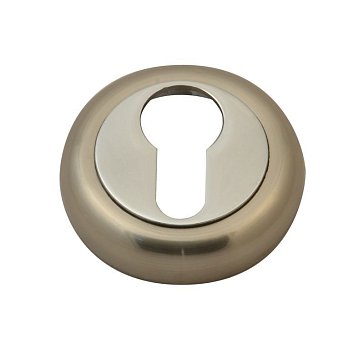 Изображение товара Накладка дверная на цилиндр Нора-М НК-C 7978 матовый хром 54 мм комплект 2 шт