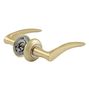 Изображение товара Ручка дверная Нора-М 38 А Al 15391, комплект ручек, матовое золото