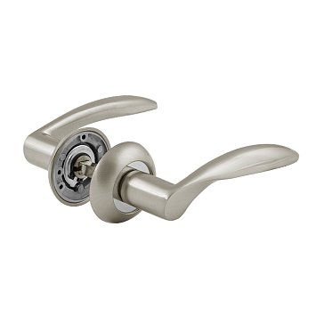 Изображение товара Ручка дверная Нора-М 94 А Al 15292 комплект матовый никель Россия