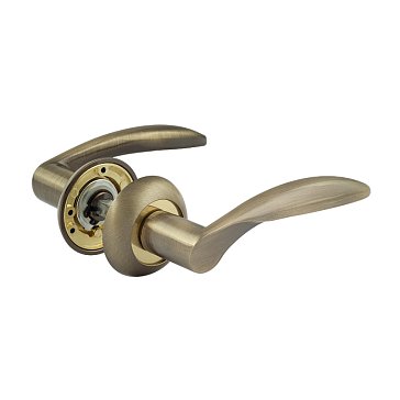 Изображение товара Ручка дверная Нора-М 94 А Al 15293 комплект, старая бронза, 2 шт