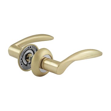 Изображение товара Ручка дверная Нора-М 94 А Al 15394, комплект ручек, матовое золото