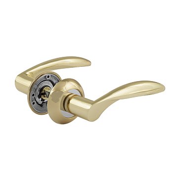 Изображение товара Ручка дверная Нора-М 94 А Al 15912 комплект, золото, 2 шт, диаметр 54 мм