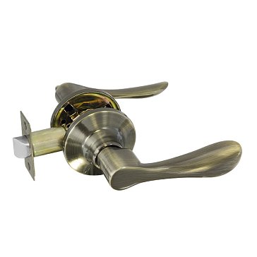 Изображение товара Ручка защелка Нора-М 14060 ЗВ3-STD для межкомнатных дверей в старой бронзе