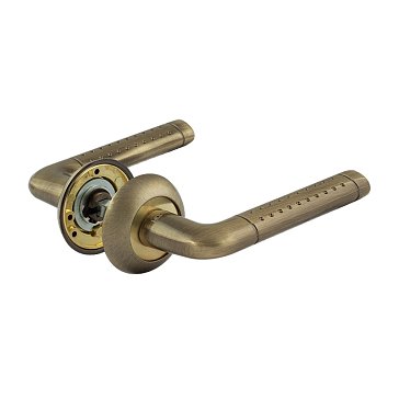 Изображение товара Ручка дверная Нора-М 101 А Al 15400 комплект 2 шт застарелая бронза