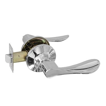 Изображение товара Ручка защелка Нора-М 14061 нажимная для межкомнатных дверей хром