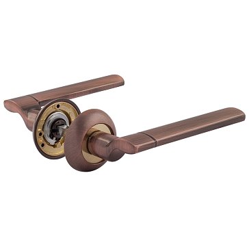 Изображение товара Ручка дверная Нора-М 103 А Al 15938 комплект 2 шт старая медь Россия