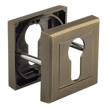 Изображение товара Накладка дверная Нора-М НК-К 15497 на цилиндр старая бронза Россия