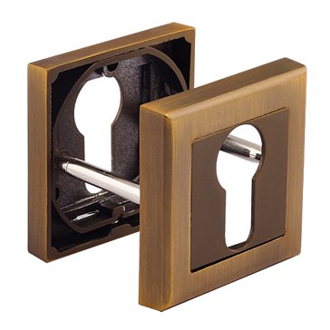 Изображение товара Накладка дверная Нора-М НК-К 15942 на цилиндр матовый кофе 2 шт