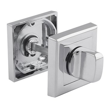 Изображение товара Завертка дверная Нора-М НФ-К 15882 хром алюминий для дверей 90х55х55 мм