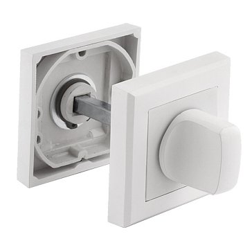 Изображение товара Завертка дверная Нора-М НФ-К 17247 белая алюминийова надежная Российская завертка