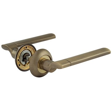 Изображение товара Ручка дверная Нора-М 103 А старой бронзы, комплект 2 шт для межкомнатных и входных дверей