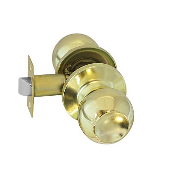 Изображение товара Ручка защелка кноб Нора-М ЗШ-STD-05 13749, поворот. для межкомн. дверей, Золото, без запирания