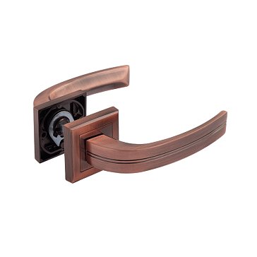 Изображение товара Ручка дверная Нора-М 106 К Al 16055 комплект из 2 старой меди