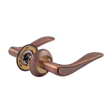 Изображение товара Ручка дверная Нора-М 105 А Al 15940 комплект из 2 шт старой меди