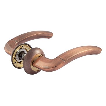 Изображение товара Ручка дверная Нора-М 23 А Al 16051, комплект ручек, старая медь