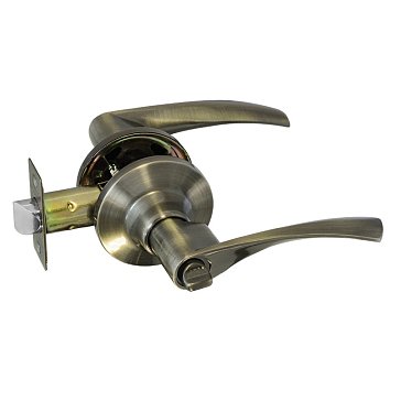 Изображение товара Ручка защелка Нора-М Isparus ЗВ2 16777 для межкомнатных дверей старая бронза