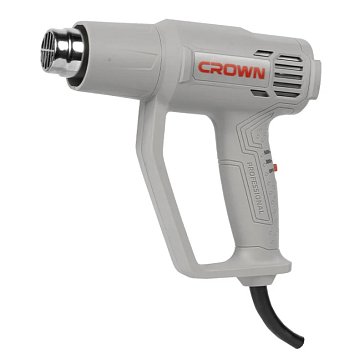 Изображение товара Фен технический Crown CT19040, 1600 Вт, 350/500℃, 300/600 л/мин