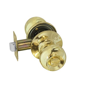 Изображение товара Ручка защелка кноб Нора-М Isparus ЗШ 16792 для межкомнатных дверей, золото