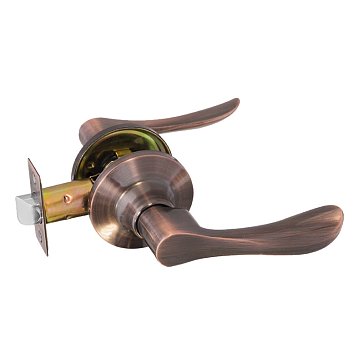 Изображение товара Ручка защелка Нора-М Isparus ЗВ3 05 16958, нажимная, без запирания, старая медь