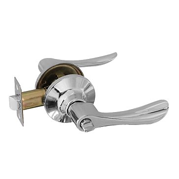 Изображение товара Ручка защелка Нора-М Isparus ЗВ3 03 16960, нажимная, фиксатор, хром