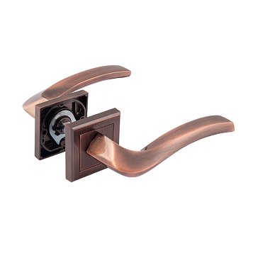 Изображение товара Ручка дверная Нора-М 112 К Al 16848 комплект старой меди