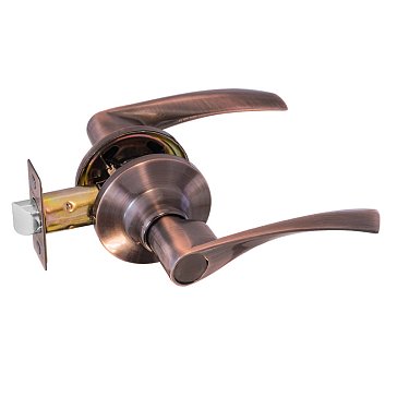 Изображение товара Ручка-защелка Нора-М ЗВ2 16784, для межкомнатных дверей, старая медь