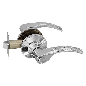 Изображение товара Ручка защелка Нора-М ТТ15-STD 16759 хром межкомнатная с фиксатором