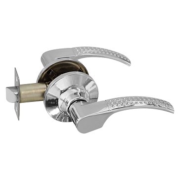 Изображение товара Ручка защелка Нора-М ТТ15-STD 16763 для межкомнатных дверей хром