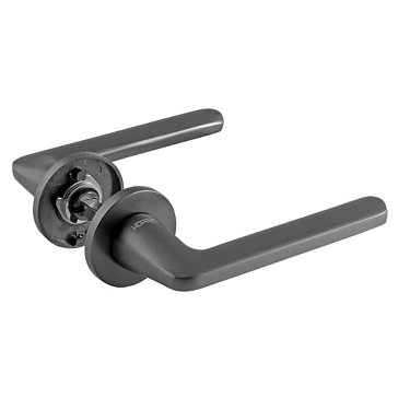 Изображение товара Ручка дверная Нора-М 134А Slim графит межкомнатная дверь алюминий