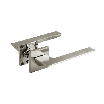 Изображение товара Дверная ручка Нора-М 130K Slim 18614 из сплава ЦАМ матовый никель