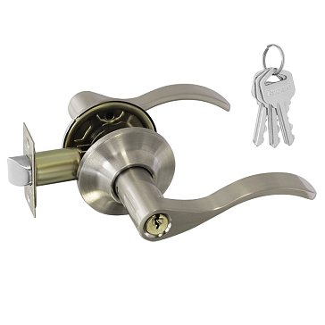 Изображение товара Ручка-защелка для межкомнатных дверей Нора-М ISPARUS НН 19812 матовый никель