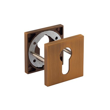 Изображение товара Накладка дверная на цилиндр Нора-М НК-К Slim 19973 матовый кофе