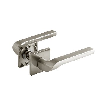 Изображение товара Ручка дверная Нора-М 131K Slim 18619 из сплава ЦАМ, матовый никель, комплект 2 шт