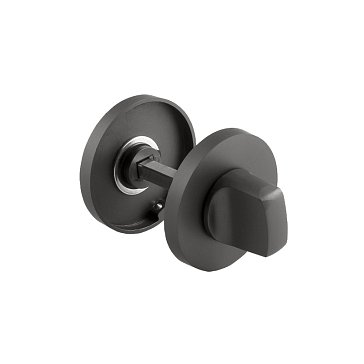 Изображение товара Завертка дверная Нора-М НФ-А Slim 18660 графит - надежное крепление для двери