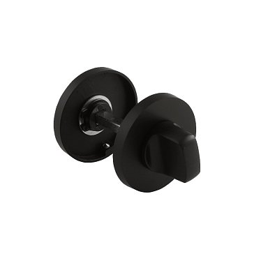 Изображение товара Завертка дверная Нора-М НФ-А Slim 18661 черная для двери, фиксатор без индикации