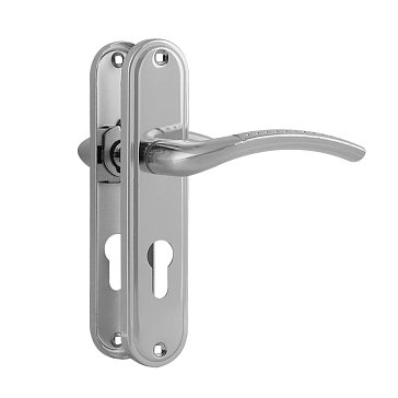 Изображение товара Ручка дверная на планке Нора-М 796А 19516 хром комплект 2 шт