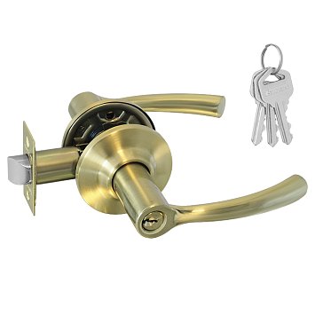 Изображение товара Ручка-защелка межкомнатная Нора-М Isparus ТТ1 19827 матовое золото Россия