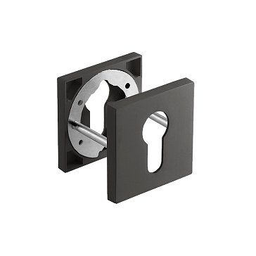 Изображение товара Накладка дверная на цилиндр Нора-М НК-К Slim 18645 графит Россия