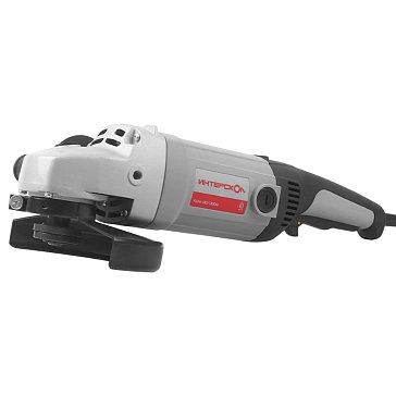 Изображение товара Угловая шлифмашина Интерскол УШМ-180/1800М (мощность 1800 вт, макс 8000 оборотов/мин, вес 4.5 кг)